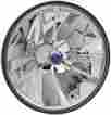 59-0447 T70703 Adjure 7 In Pie Cut Trillient Headlight With Blue Dot