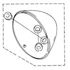 5bn-84330-00-00 Yamaha Oem Headlight Body Assy