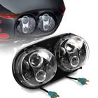 611830684713 Unbranded Dual Led Headlight Assembly For Glide Beam