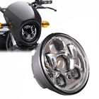 611830686069 Unbranded Motorcycle Sliver Led Headlight Daymaker Projector Harley