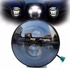 651354928108 Led Projector Black Headlight For Harley Touring Street