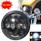 651354929877 Dot Approved Led Black Headlight For Harley Low