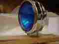 68665-84 68308-01 Aftermarket Exact Copy Harley Davidson Chrome Police Pursuit Lamp Blue Halogen Bulb