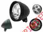 688145 Cci Harley Chopper Bobber Custom Black 5-3 4 Led Headlight Assembly