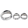 691043869541 Lablt Chrome Auxiliary Light Visor Style Trim Ring