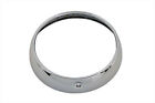 69604-03 Chrome Contoured Headlamp Rim Fits Harley Davidson Motorcycle Models