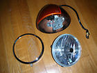 69952-08crs Inferno Headlight Fireburst Assembly Orange Harley Davidson Shell Fxstsse2