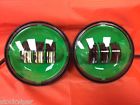 7-h6024-chrm-led-daymkr-lamp Exotic Acc0146 4.5 Green Auxiliary Fog Light Daymaker Hid Led Bulb Headlight For Harley