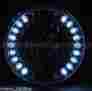7-wled-18 Octane Lighting 7 Halogen Motorcycle White Led Halo H4 Light Bulb Crystal Headlight Fits Harley 616245406127