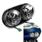 714497343655 Unbranded For Harley Headlight Led Dual Projector Daymaker