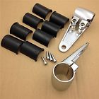 722656979522 Smt Motorcycle Chrome Billet Aluminum Headlight Fork Mounting