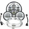 761780413403 Truckmall Inch Led Headlight Fog Passing Lights Dot