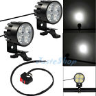 784099934940 Unbranded Universial Motorcycle Led Handlebar Headlight Button Switch