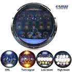 799392759343 Black New Design Inch Led Headlight White Amber