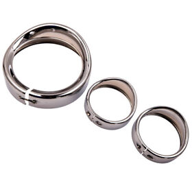 Lgmni0 7inch Headlight Trim Ring&4 1/2inch Fog Light Ring Fit For Harley Touring New
