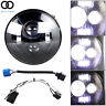 Apo173712 7inch Led Projector Black Headlight Fit For Street Glide Softail Flhx