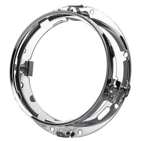7inch Led Round Headlight Ring Headlamp Guards For Harley-sportster 883/1200 Dyna