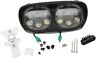 8-9552-02ba Headwinds Headlight Assembly Black Harley Davidson Road Glide