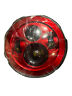 8700cm-r Eagle Lights Red Led Headlight Headlamp With Adapter For Road