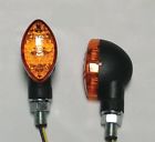 900-0091 Dmp Led Marker Lights Mid Oval Universal Black Amber Lens