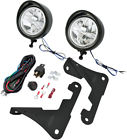 91-315lbk Show Chrome Black Led Driving Light Kit For Harley Davidson
