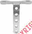 912703 Drag Specialties Ds Headlight Mount Chrome