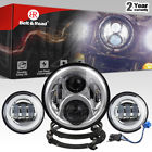 A03hl702nsusa05hn002hlusfl502ysushl700bbusbrm Belt Road Chrome Led Headlight Projector Lamp Passing 699960063042