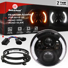 A03hl700bbusbrm A03hl702ybus A05hnh4h11us Belt Road Harley Led Headlight With Turn Signal 661748750352