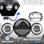 A03hl703ybusa05hn002hlusfl502ysushl700bsusbra Belt Road Round Led Headlight Headlamp Foglights Black 6483208495405