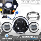 A03hl705yba05hn002hla03fl502ysa03hl700bsbra Belt Road Harley Cree Led Headlights Drl Halo 6483208495603