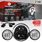 A03hl705ybusa05hnh4h11usa03fl501nsusbrm Belt Road Harley Inch Led Headlights Headlamp Bulb 6483208494392