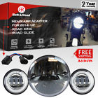 A03hl707nbusa05hnh4h11usa03fl502ysusbrm Belt Road Motorcycle Black Projector Heamlamp Led Light 6483208494262