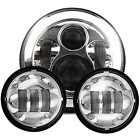 A047 Flux Utmost Chorme Harley Daymaker Round Led Headlight 606462838313