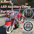 Acc0145 Bagger Bags 4.5 Auxiliary Daymaker Orange Spot Passing Hid Led Fog Lights Bulb Motorcycle H