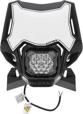 Acerbis 2987940001 Headlight- Vsl Lumen-x - Black