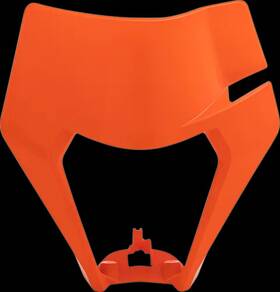 36u3xf0d2y Acerbis Front Headlight Mask Cover Orange 16 Ktm 250 Xcw 20-22