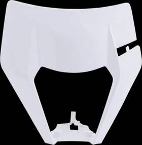 60ot98bfyt Acerbis Front Headlight Mask Cover White 21 Ktm 500 Exc F 20-23