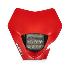 Acerbis 8052796726376 Headlight Mask Vsl Gas Red