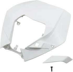 Acerbis Hwiy5rinx1 Front Headlight Shell Cover White Ktm 250 Xcf W 09-13