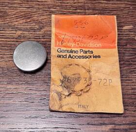 67736-72p Aermacchi Harley Z90 X90 Shortster Headlamp Nut Cap
