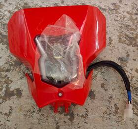 148r00 Aftermarket Dirt Bike Lead Light Headlight Assembly Head Lamp Honda Crf450l Crf450xr Red