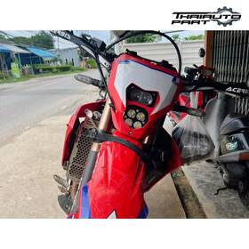 Hd-crf-300l-v3-rd Aftermarket Product Head Lamp Led Custom No Cover Red Steel V3 For Honda Crf300l Crf Enduro