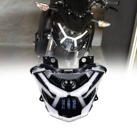 Wm-ka08 Akmties Led Headlight Assembly With Drl For 2017-2021 Kawasaki Z650 Versys-x 300 Kle300