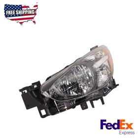 All Autoparts Express 467632242671 Headlight Driver Side Halogen Fits 2011-2014 Mazda 2