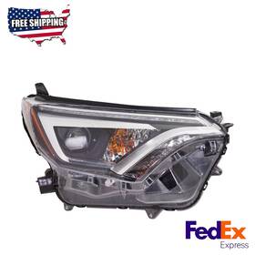 8114542670-pfm All Autoparts Express Headlight Passenger Side Led Fits 2016-2018 Toyota Rav4