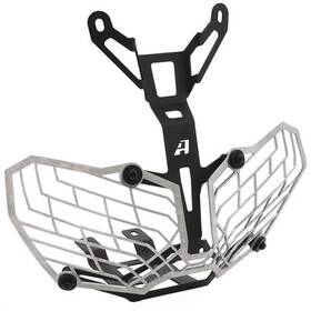 At16-0-1104 Altrider Stainless Steel Mesh Headlight Guard - Silver