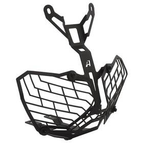 At16-2-1104 Altrider Stainless Steel Mesh Headlight Guard - Black