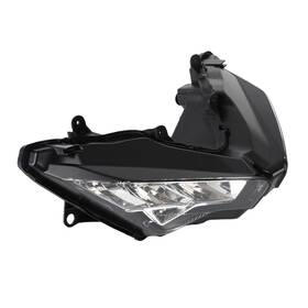 M513-b083-cle Amotopart Headlight Guard Protector Cover Haddlamp Kit Clear For Kawasaki Ninja 400 18-23