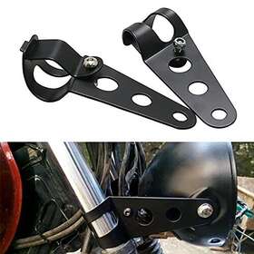 Anki Happigo 744581843877 Ankia Universal 33mm-43mm Metal Motorcycle Modified Headlight Mount Brackets