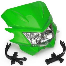 Anxin 767659690432 Universal Supermoto Green Headlight For Dirt Bike Motorcycle Klx230r Klx300r